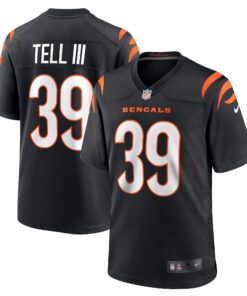 Marvell Tell III Cincinnati Bengals  Game Player Jersey  Black