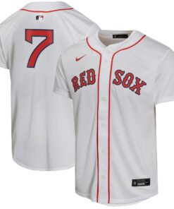 Masataka Yoshida Boston Red SoxYouth Home Game Player Jersey  White
