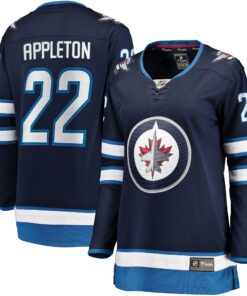 Mason Appleton Winnipeg Jets Fanatics Women_s Home Breakaway Jersey  Navy