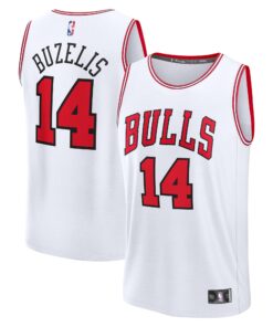 Matas Buzelis Chicago Bulls Fanatics Fast Break Replica Player Jersey - Association Edition - White