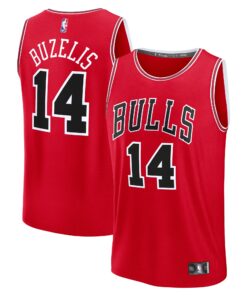 Matas Buzelis Chicago Bulls Fanatics Youth Fast Break Replica Player Jersey - Icon Edition - Red