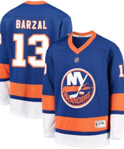 Mathew Barzal New York Islanders Youth Home Player Replica Jersey  Royal