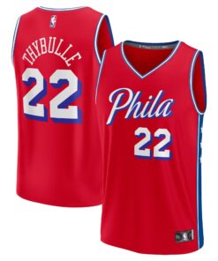 Matisse Thybulle Philadelphia 76ers Fanatics Fast Break Replica Player Jersey - Statement Edition - Red 1