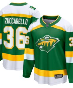 Mats Zuccarello Minnesota Wild Fanatics Alternate Premier Breakaway Player Jersey  Green