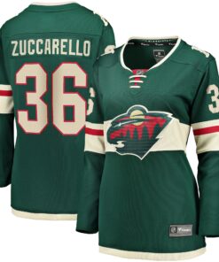 Mats Zuccarello Minnesota Wild Fanatics Women_s Breakaway Player Jersey  Green