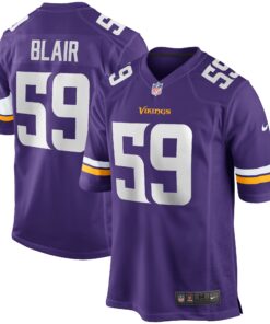 Matt Blair Minnesota Vikings  Game Retired Player Jersey  Purple