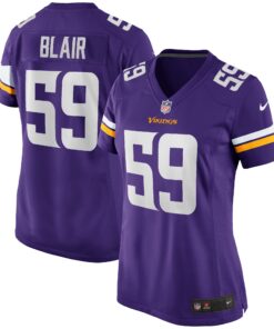 Matt Blair Minnesota Vikings  Women_s Game Retired Player Jersey  Purple