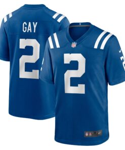 Matt Gay Indianapolis Colts  Game Player Jersey  Royal