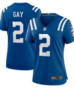 Matt Gay Indianapolis Colts  Women_s Game Player Jersey  Royal