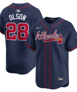 Matt Olson Atlanta BravesAlternate Limited Player Jerseynbspâ€“ Navy