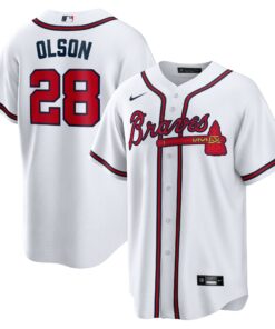 Matt Olson Atlanta BravesHome Replica Player Jersey  White
