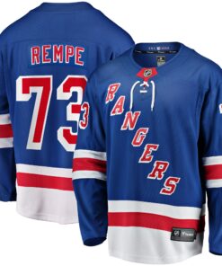Matt Rempe New York Rangers Fanatics Home Breakaway Jersey  Blue