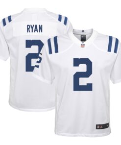 Matt Ryan Indianapolis Colts  Youth Away Game Jersey  White