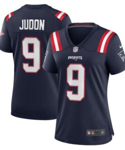 Matthew Judon New England Patriots  Women_s Team Game Jersey  Navy 1