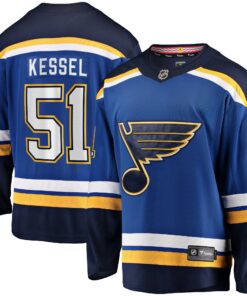 Matthew Kessel St. Louis Blues Fanatics Home Premier Breakaway Player Jersey  Blue