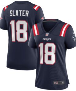 Matthew Slater New England Patriots  Women_s Game Jersey  Navy