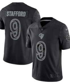 Matthew Stafford Los Angeles Rams  RFLCTV Limited Jersey  Black
