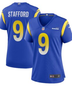 Matthew Stafford Los Angeles Rams  Women_s Game Jersey  Royal