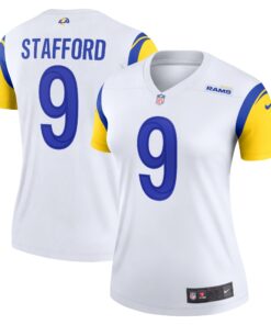 Matthew Stafford Los Angeles Rams  Women_s Legend Jersey  White