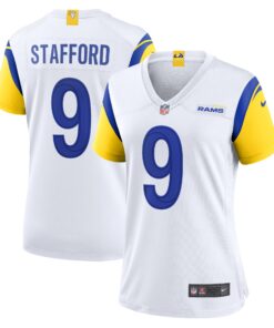 Matthew Stafford Los Angeles Rams  Women_s Player Jersey  White