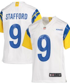 Matthew Stafford Los Angeles Rams  Youth Game Jersey  White
