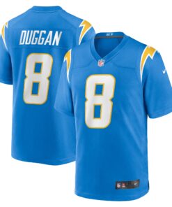 Max Duggan Los Angeles Chargers  Team Game Jersey  Powder Blue
