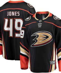 Max Jones Anaheim Ducks Fanatics Home Breakaway Jersey  Black