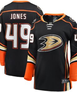 Max Jones Anaheim Ducks Fanatics Women_s Home Breakaway Player Jersey  Black