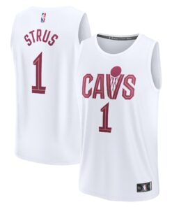 Max Strus Cleveland Cavaliers Fanatics Youth Fast Break Replica Player Jersey - Association Edition - White