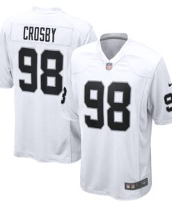 Maxx Crosby Las Vegas Raiders   Game Jersey   White