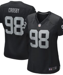 Maxx Crosby Las Vegas Raiders  Women_s Jersey  Black