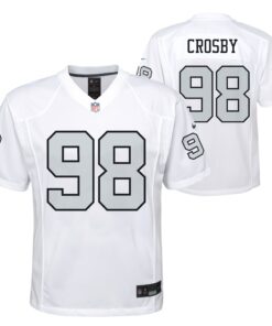 Maxx Crosby Las Vegas Raiders  Youth Game Jersey  White