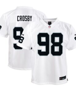 Maxx Crosby Las Vegas Raiders  Youth Player Game Jersey  White