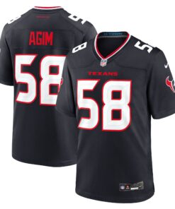 McTelvin Agim Houston Texans  Team Game Jersey   Navy