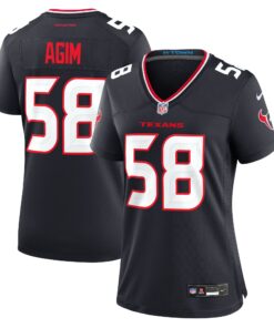 McTelvin Agim Houston Texans  Women_s Team Game Jersey   Navy