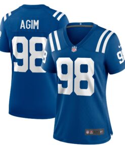 McTelvin Agim Indianapolis Colts  Women_s Team Game Jersey   Royal