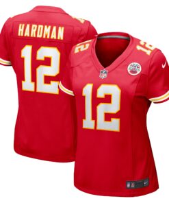 Mecole Hardman Kansas City Chiefs  Women_s  Game Jersey   Red