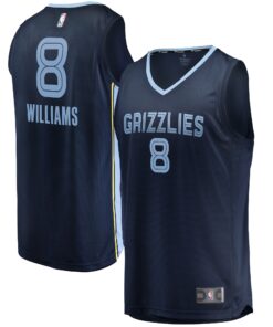 Memphis Grizzlies Fanatics Ziaire Williams Fast Break Replica Jersey Navy - Icon Edition