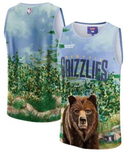 Memphis Grizzlies NBA &amp KidSuper Studios by Fanatics Unisex Hometown Jersey - Teal