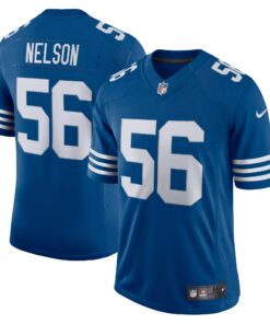 Men_s  Quenton Nelson Royal Indianapolis Colts Alternate Vapor Limited Jersey