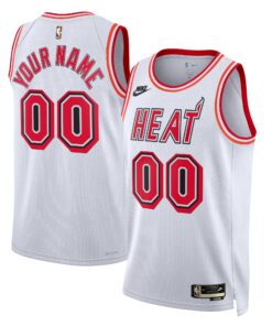 Miami Heat Unisex 202223 Custom Swingman Jersey - Classic Edition - White