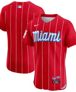 Miami MarlinsCity Connect Elite Jersey  Red