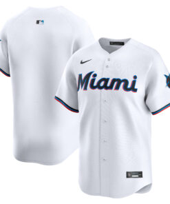Miami MarlinsHome Limited Jersey  White