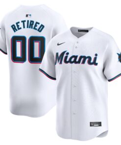 Miami MarlinsHome Limited PickAPlayer Retired Roster Jersey  White