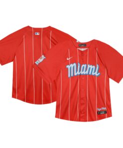  Miami MarlinsToddler City Connect Limited Jersey  Red