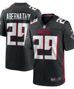 Micah Abernathy Atlanta Falcons  Team Game Jersey   Black