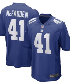 Micah McFadden New York Giants  Game Player Jersey  Royal