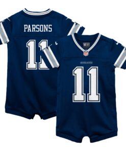 Micah Parsons Dallas Cowboys  Infant Game Romper Jersey  Navy