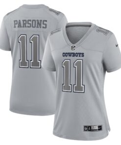 Micah Parsons Dallas Cowboys  Women_s Atmosphere Fashion Game Jersey  Gray