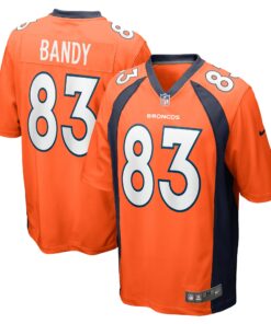 Michael Bandy Denver Broncos  Team Game Jersey   Orange 1